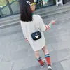 Bolso Cruzado Nuevo de Niños Primavera 2020 Bolso de Niños Lindo de Dibujos Animados Coreanos Bolso de Accesorios para Niñas Bolso de Hombro Estampado