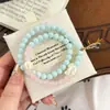 Pulseira de Miçangas Vermelho Vinho Estilo Doce Palácio Borboleta para Presente de Melhores Amigos