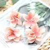 Flor Artificial Cabeça de Flor de Lírio-do-Vale Pequena Feita à Mão DIY Móveis Sala de Estar Decoração Arranjo Casamento Parede de Flores Painel Atacado