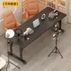 Mesa de Transmissão ao Vivo para Streamers, Mesa de Jogo Dedicada para Duas Pessoas, Suporte de Exibição de Produtos para Influenciadores, Mesa de Computador Móvel e Ajustável em Altura
