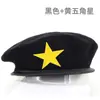 Uniforme de rendimiento de baile de marinero cálido de lana nuevo de otoño e invierno para niños con insignia de estrella de cinco puntas boina
