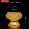 Buddha Yuan Hui Casa Luzes Frontais do Buddha Enfeites de Esmalte Suporte para Lâmpada de Manteiga Lâmpada de Manteiga Lâmpada Changming Copo de Abastecimento de Água Copo de Servir para o Buddha