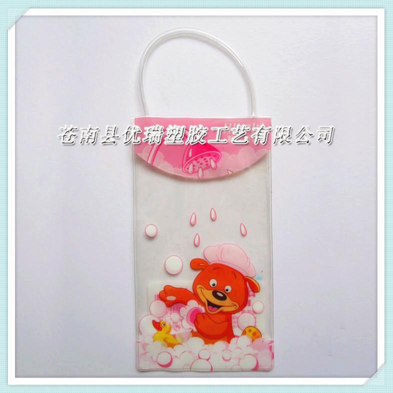 供应pvc卡通手提袋 pvc手拎袋 pvc礼品包装袋 塑料p
