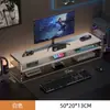 Soporte Elevador para Computadora de Escritorio de Alta Apariencia Esencial para Salas de Juegos Base Elevada Estante Organizador de Almacenamiento de Expansión en Capas