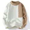 Venta caliente transfronteriza, artículo popular en stock: Nuevo suéter casual de punto fino para otoño e invierno, suéter básico, talla grande de corte holgado