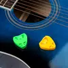 Fornecimento spot caixa de palhetas de guitarra acessórios de guitarra caixa de palhetas em formato de coração A010A-G caixa de palhetas triangular pequena
