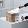 Filme de embalagem PE transparente, filme de embalagem industrial, filme stretch para carga, filme de embalagem, filme protetor de amarração à prova de poeira e umidade