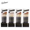 Set de 5 Pinceles de Nylon para Pintura Transfronterizo de Alta Gama Mango Negro Suministros de Arte Pintura para Estudiantes Pincel DIY Pluma para Pintar