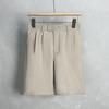 2025 Shorts Simples de Cor Sólida Versátil Estilo Japonês Casual Street Perna Reta Marca da Moda Caimento Calças Sociais Masculinas Cinco Pontos