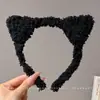 Faixas de cabelo da moda para meninas, perfeitas para outono e inverno, com um design fofo e divertido, apresentando orelhas de gato de desenho animado, e versáteis o suficiente para combinar com qualquer roupa.