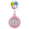 Reloj de Bolsillo Retráctil de Dibujos Animados Médicos, Lindo Modelo Nuevo para Estudiantes, Exámenes, Enfermeras, Reloj Luminoso de Pecho para Mujeres, Tipo Desplegable