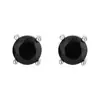 Pendientes de Plata de Ley S925 Chapada con Imitación de Moissanita de 1 Quilate, Pendientes de Diamante de Color de Cuatro Garras, Pendientes de Lujo Accesible