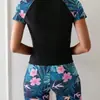 Traje de baño dividido 361 para mujer conservador traje de baño para mujer que cubre el vientre adelgazante equipo de natación nuevo traje de baño para estudiantes