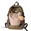 Mochila Infantil Color-Blocking Estilo Coreano, Mochila Escolar Fresca Dopamina para Jardim de Infância, Mochila Leve Tendência para Estudantes