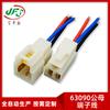 Producción de línea de conexión de alta corriente para vehículo eléctrico 6.3 línea de batería de alta potencia 63090 terminal macho y hembra arnés de cableado automotriz