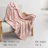 Manta Envolvente con Capucha de Algodón Clase A para Bebé, Suave y Amigable con la Piel, Toalla de Baño Absorbente, Bata de Baño para Bebé, Adecuada para Todas las Estaciones, Disponible al por Mayor
