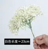Buquê de Flores Gipsofila Artificiais de Borracha Macia para Decoração de Cena, Toque Realista de Alta Qualidade, Adequado para Casamentos, Buquê de Flores Artificiais