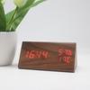 Nuevo Reloj Despertador Multifuncional Silencioso con Alarma Creativa LED Reloj de Madera Regalo para Estudiantes Reloj Digital Venta al por Mayor