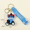 Llavero colgante de Stitch transfronterizo, figura de goma blanda de dibujos animados, regalo de vacaciones, pequeño regalo creativo, personalizable