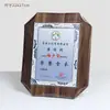 Placa de Honor de Madera de Nogal Placa de Premio Base de Madera Creativa Hecha a Medida Proveedor de Placas de Honor Producción de Certificados Corporativos