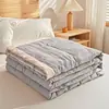 Colcha Delgada de Verano, Colcha Refrescante de Verano, Colcha Lavable a Máquina para Uso Doméstico, Núcleo de Colcha de Verano Individual, Colcha para Dormitorio de Estudiantes con Aire Acondicionado, Colcha Refrescante