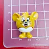 Dibujos Animados Ratón Lindo Resina Accesorios Hechos a Mano DIY Casero Funda para Teléfono Móvil Pasador Cuerda para el Cabello Agujero para Taza de Agua Colgante para Zapatos