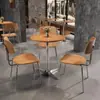 Descuento Directo en el Primer Pedido en Juegos de Mesas y Sillas Estilo Vintage de Madera Natural para Océano para Cafeterías, Tiendas de Té con Leche y Restaurantes Occidentales