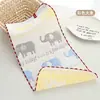 Toalla de Gasa Infantil de Seis Capas 25X50 Algodón Puro Tipo Jacquard para Bebé una Toalla Pequeña Toalla para Babas de Bebé de Guardería