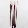 Pluma Rojo Vino Matisse Varilla Larga Pluma Gouxie Pelo de Nylon Cabeza Redonda Varilla Larga Pluma para Gouache Acuarela