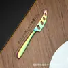 Amazon Juego de Cuchillos para Queso de Acero Inoxidable de Cuatro Piezas Rallador de Queso Multifuncional Cuchillo para Pan y Mantequilla Juego de Repostería