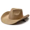 Chapéu de cowboy ocidental, chapéu mongol, chapéu de atração turística, chapéu de jazz, chapéus de comércio exterior transfronteiriços para AliExpress e Amazon
