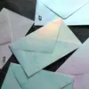 Estilo Ins Envelope de Papel a Laser Fantasia Padrão de Seda Papel Timbrado Convite de Negócios Convite Envelope de Cor Degradê Carta de Amor