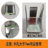 Clip para Tablero Divisor de Archivador, Soporte de Estante, Clip de Plástico Seguro, Portatarjetas Engrosado, Soporte de Extensión Metálico para Gabinete, Accesorios de Oficina