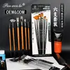 Set de Pinceles de Nylon para Pintar Cabello de Fábrica Pinceles para Pintura Acuarela Óleo Pinceles Infantiles DIY Pinceles para Estudiantes Pinceles de Óleo Pinceles Acrílicos