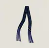 Bufanda con Borla Redonda 130*5 cm, Bufanda de Sarga de Seda Artificial, Cinta para el Cuello de Moda y Versátil, Lazo para Bolso