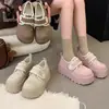 Zapatos Birkenstock para Mujer, Novedad Primavera 2026, Zapatos Casuales Versátiles de Velcro para Personas Petitas, que Aumentan la Altura, Estilo Sin Colisión, Zapatos de Una Sola Pieza