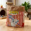 Bolsa de papel kraft para gatos, linda, educativa, para aliviar el estrés, bolsa de escondite para gatos, adecuada para todas las estaciones, juguete de tabla rascadora para gatos resistente a los arañazos