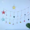 Corda de Cânhamo Decorativa DIY Mediterrânea Pequeno Pingente Criativo Mini Decoração de Parede Acessórios Feitos à Mão Barco de Pesca Âncora Pingente para Jardim de Infância