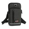 Nueva Bolsa de Cintura para Teléfono Móvil, Billetera de Monedas Multifuncional para Hombres con Cinturón, Bolsa Vertical de Doble Capa para Teléfono Móvil, Bolso Cruzado de Hombro Único