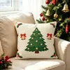 Diretamente do fabricante, fronhas de Natal feitas sob medida com estampas para sofá de sala de estar em casa, decorações de atmosfera festiva