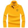 Camisa Polo de Solapa con Logo de Caballo Estilo Paul para Hombre Manga Larga t Clásico Polo Bordado Ropa de Trabajo Casual de Negocios Camiseta de Algodón
