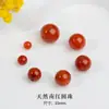 Minerais Brutos Naturais Ágata Vermelha do Sul Contas Soltas Padrão Chama Vermelho Persimmon Acessórios para Pulseira DIY Atacado