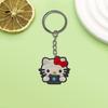 Llavero creativo de la serie Hello Kitty de AliExpress. Pequeño regalo. Llavero de coche de moda.