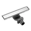 Desagüe de Piso Invisible de Acero Inoxidable Estilo Tíbet Transfronterizo de 6 cm 304, Baldosable, Desagüe de Piso con Drenaje Antiolor Adecuado para Baño y Regadera