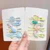 Pinzas para el pelo de niños, pinzas laterales, pinzas de pato princesa estrella de mar y concha, pinzas para flequillo, pasadores para la frente de niñas, accesorios para el pelo