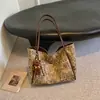 Bolso de Mano Retro Estilo Coreano para Mujer Otoño 2026 Nueva Moda Simple de Hombro Único Bolso de Axila Bolso de Mano para el Trabajo y el Trayecto