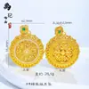 Loja de Ouro Mesmo Estilo Ouro Antigo Banhado Diamante Incrustado Giratório Filigrana Ruyi Auspicioso Oito Tesouros Bússola Colar Presente para Namorada