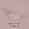 Cerdo Brillante Estéreo Dibujo Animado DIY Accesorios para Joyería de Resina de Moda Juguete Caja Sorpresa Bolsa Sorpresa Casa de Muñecas Micro Paisaje
