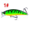 Cebo Luya de lance largo señuelo artificial Mino señuelo duro plástico de hundimiento lento cebo para lanzar micro-objetos cebo para peces cocked cebo biónico