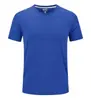 Camiseta de cuello redondo de seda helada de secado rápido para movimiento de moda ropa para correr logo impresión personalizada manga corta secado rápido camiseta publicitaria impresión de camiseta